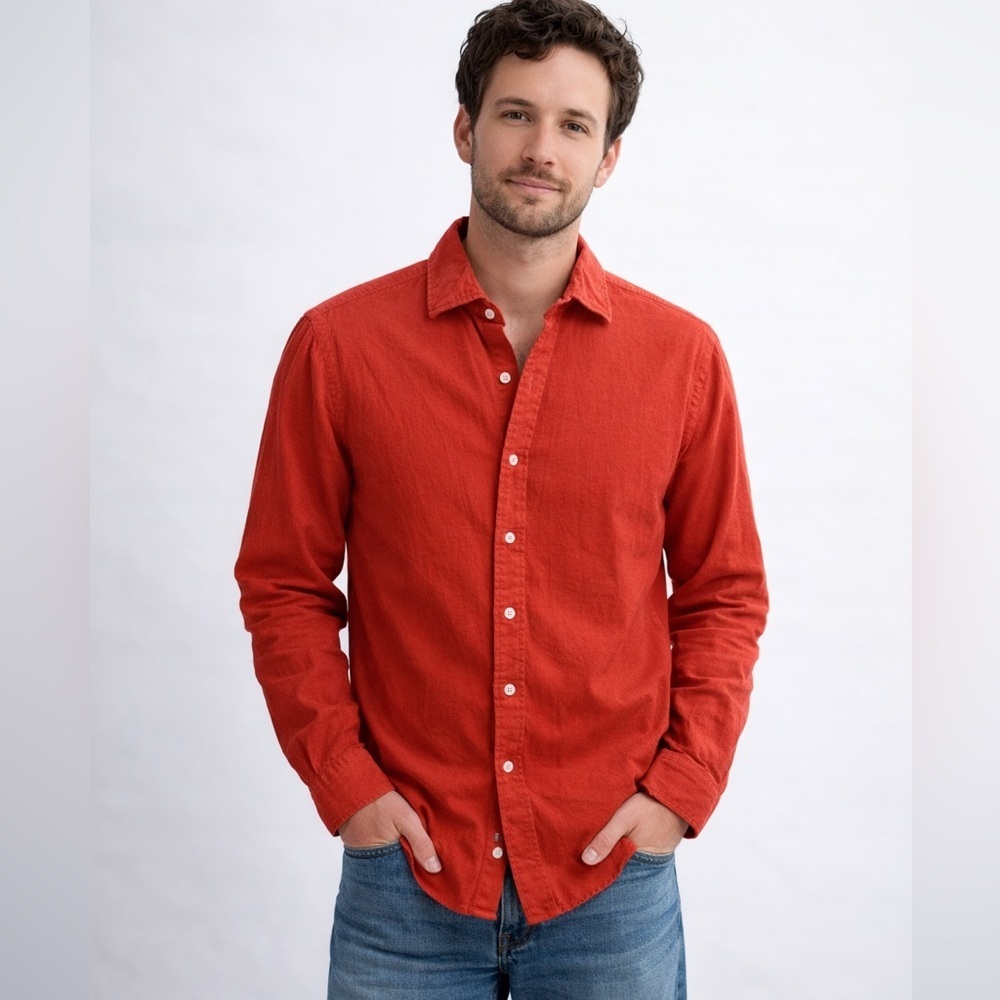 Polo Ralph Lauren Corduroy Mens Shirt M Blake Fine-Wale Cotton Button Down